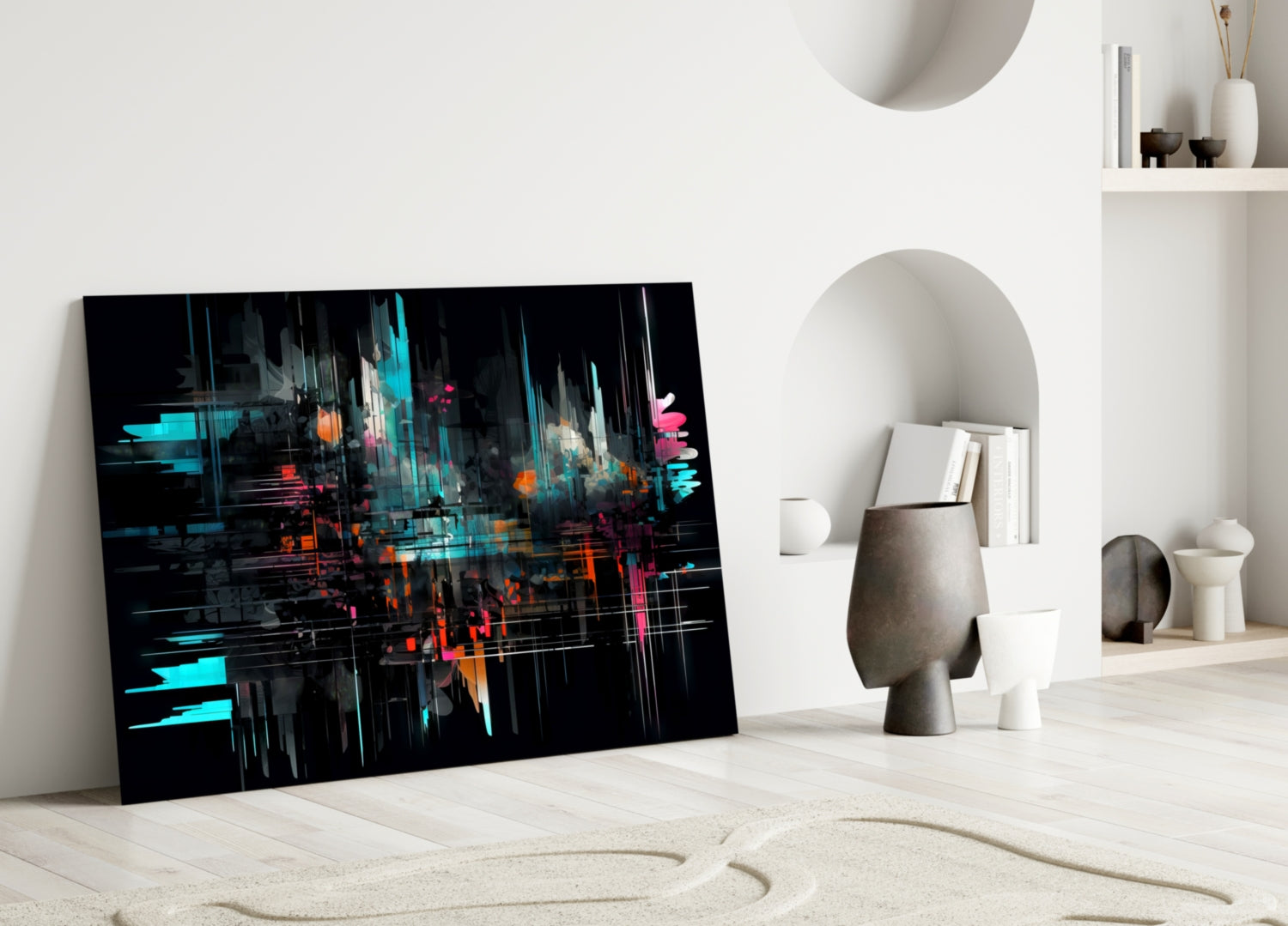 Color Sticks Glass Wall Art || Designers Collection.