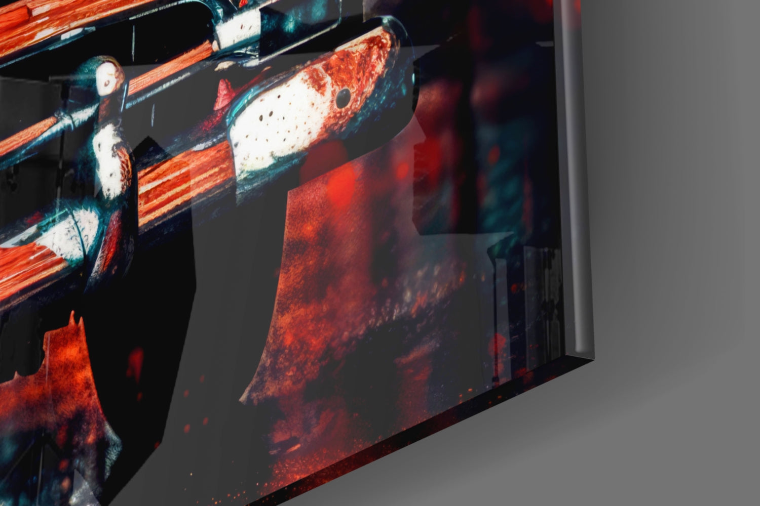 Vintage American Car Glass Wall Art || Designers Collection.