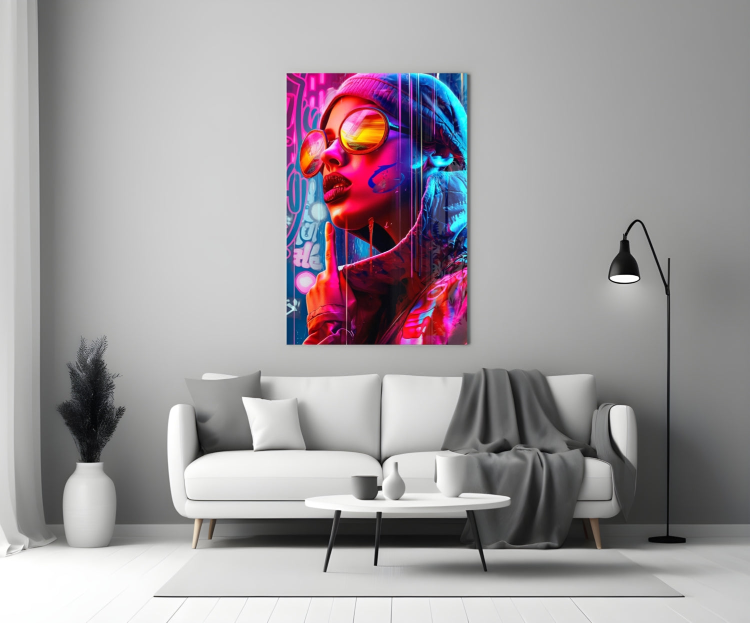 Stylish Woman Glass Wall Art || Designer Collection.
