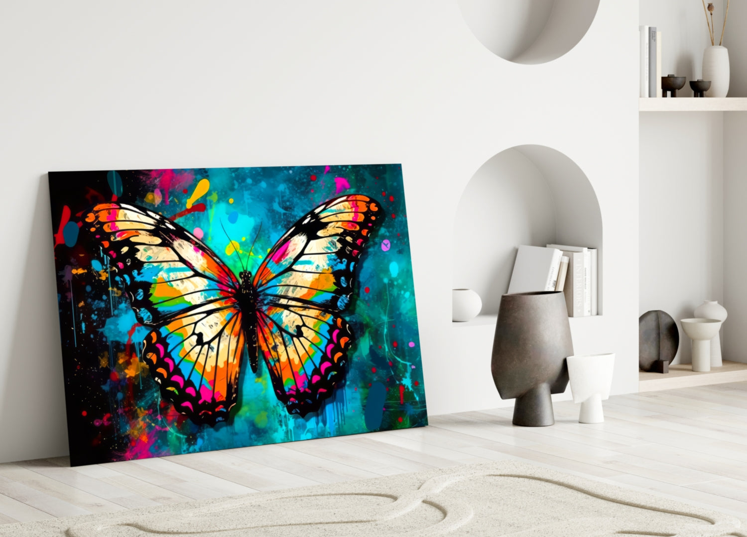 Butterfly Glass Wall Art || Designer Collection.