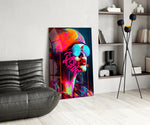 Lips and Looks panel adding editorial pulse to a hallway