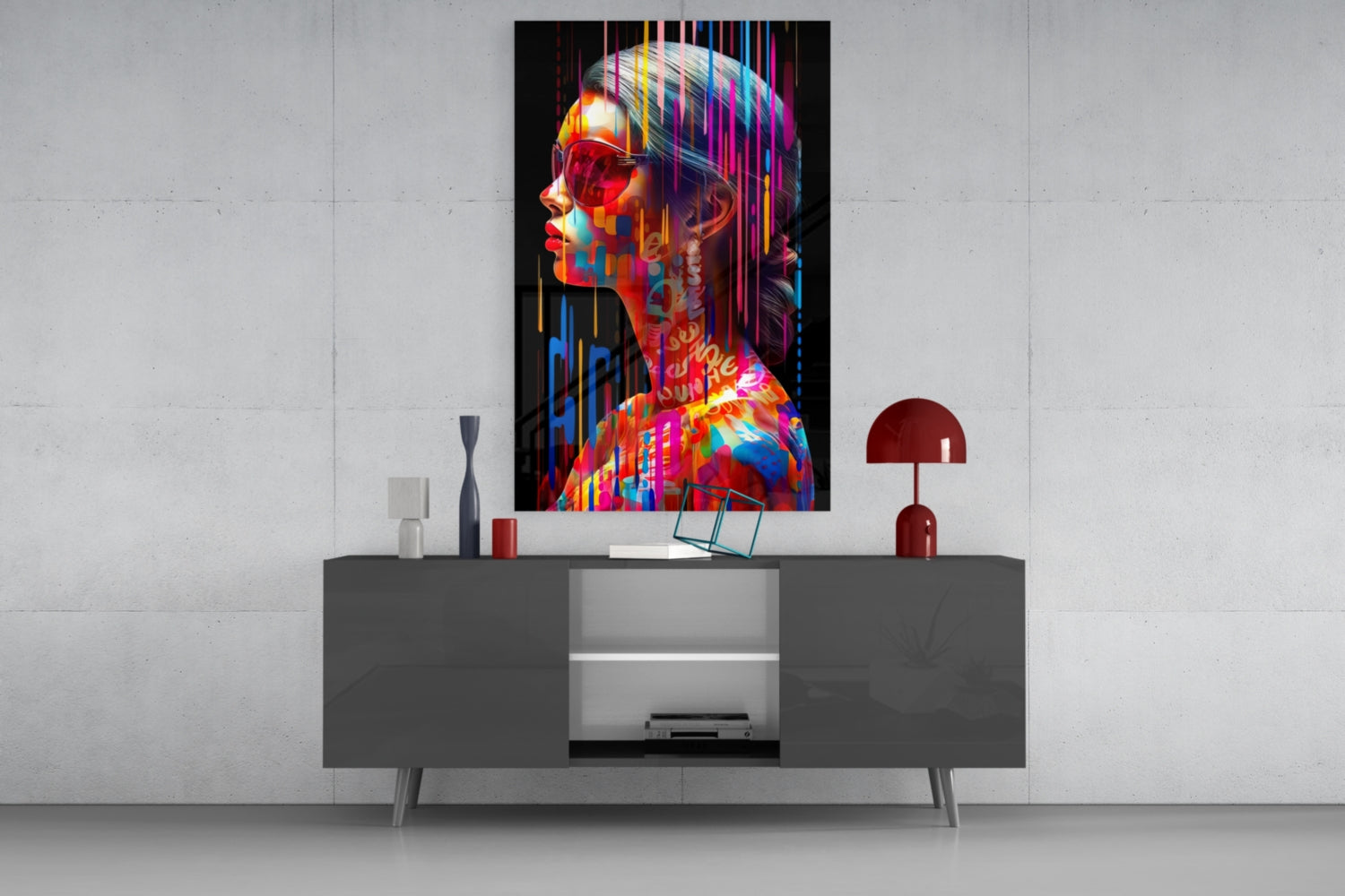 Beauty in Colors Glass Wall Art || Designer Collection.