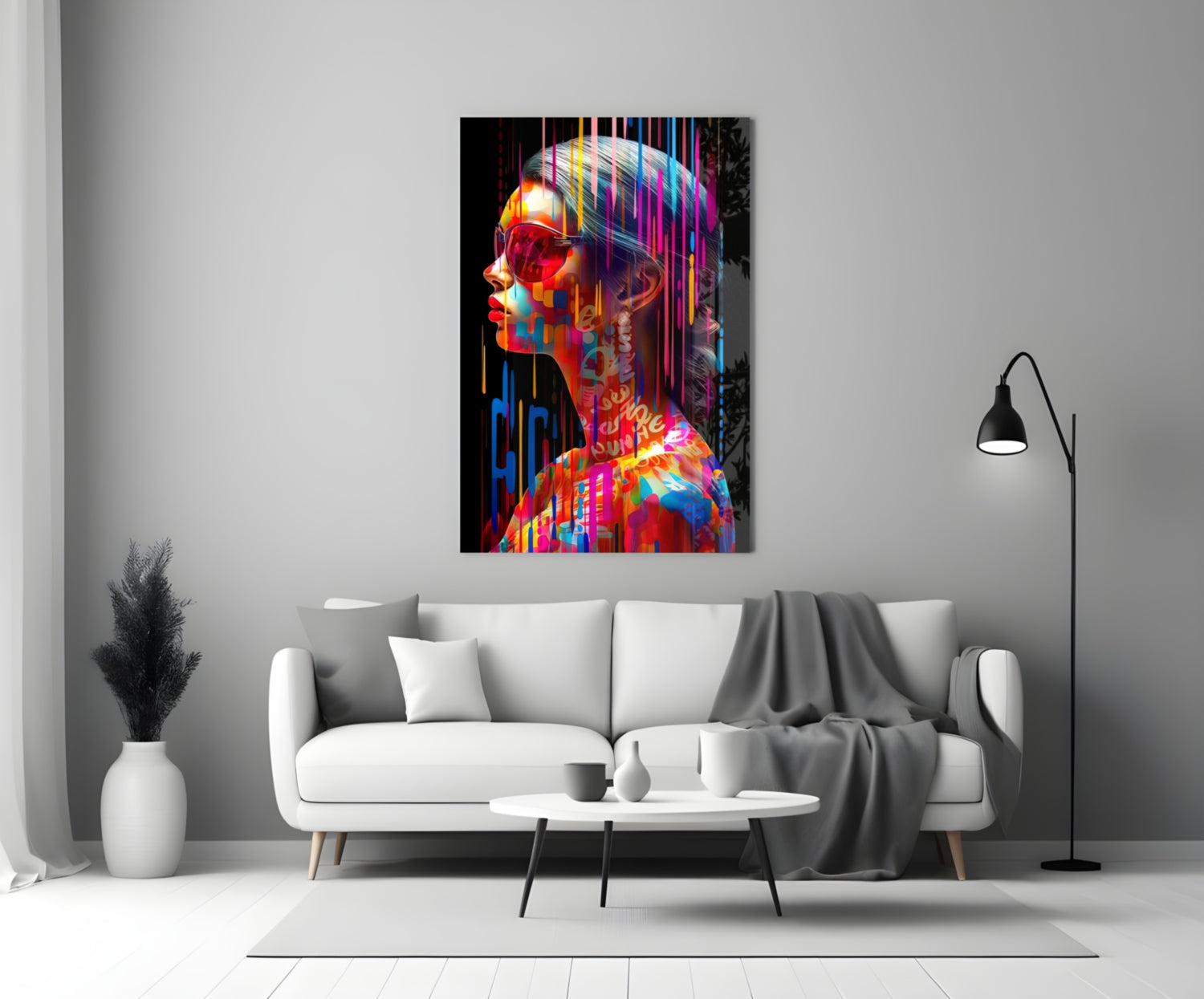 Beauty in Colors Glass Wall Art || Designer Collection.