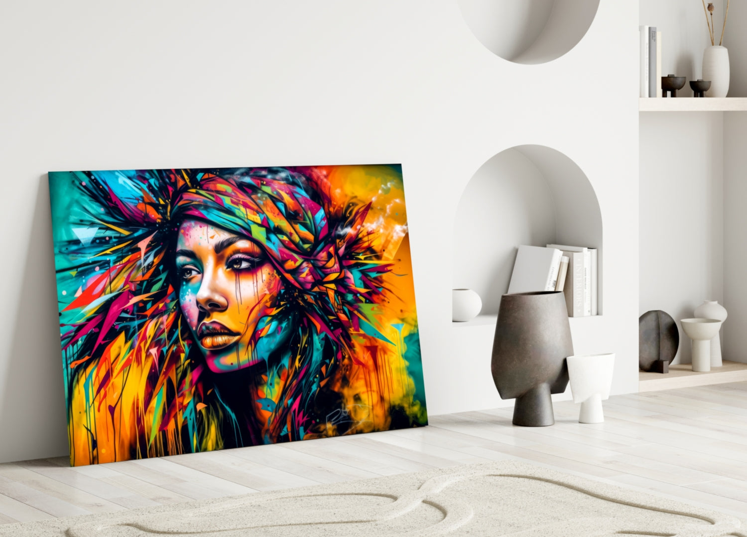 Beauty Glass Wall Art || Designer Collection.