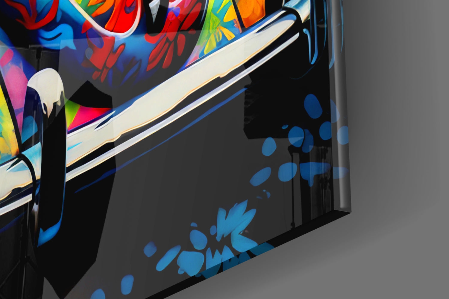 Flowering VW Glass Wall Art || Designer Collection.