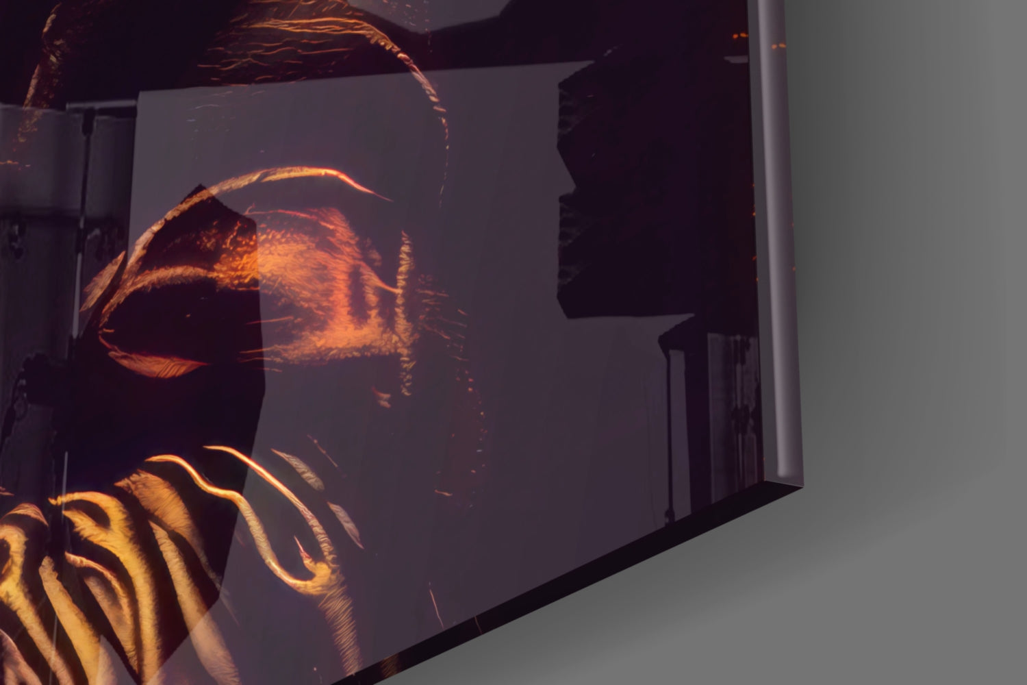 Mona Lisa V2 Glass Wall Art || Designer Collection.