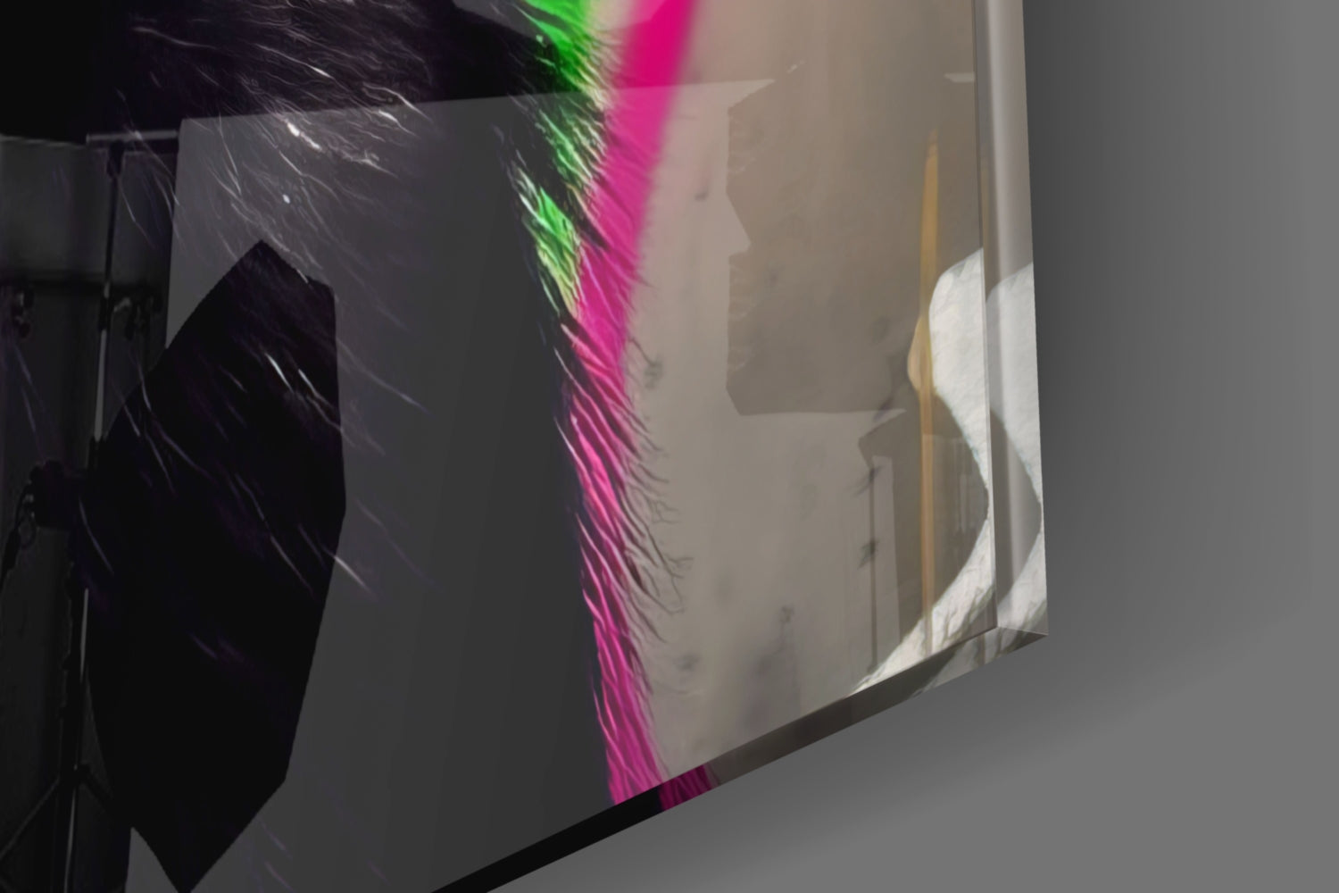 Thinking Monkey Glass Wall Art || Designer Collection.