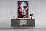 Beauty panel catching lamp light to reveal its cinematic glow