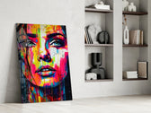 Beauty glass print enhancing a boutique with statement palette