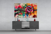 Rose Bullet panel catching lamp light to reveal its urban grit