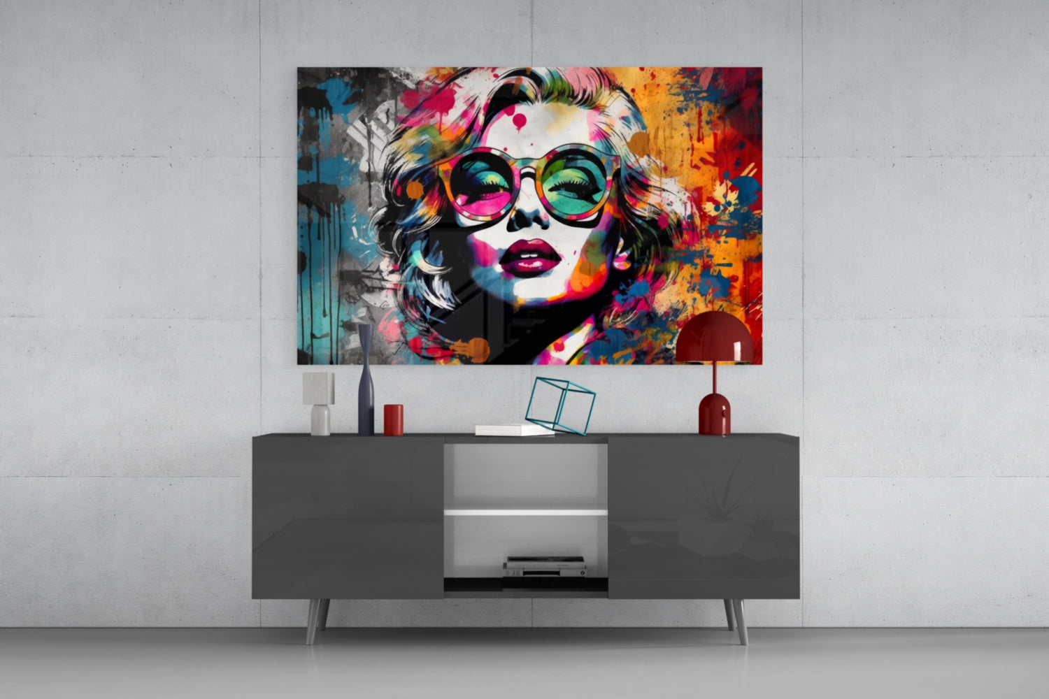 Smarty-Pants Glass Wall Art || Designer Collection.