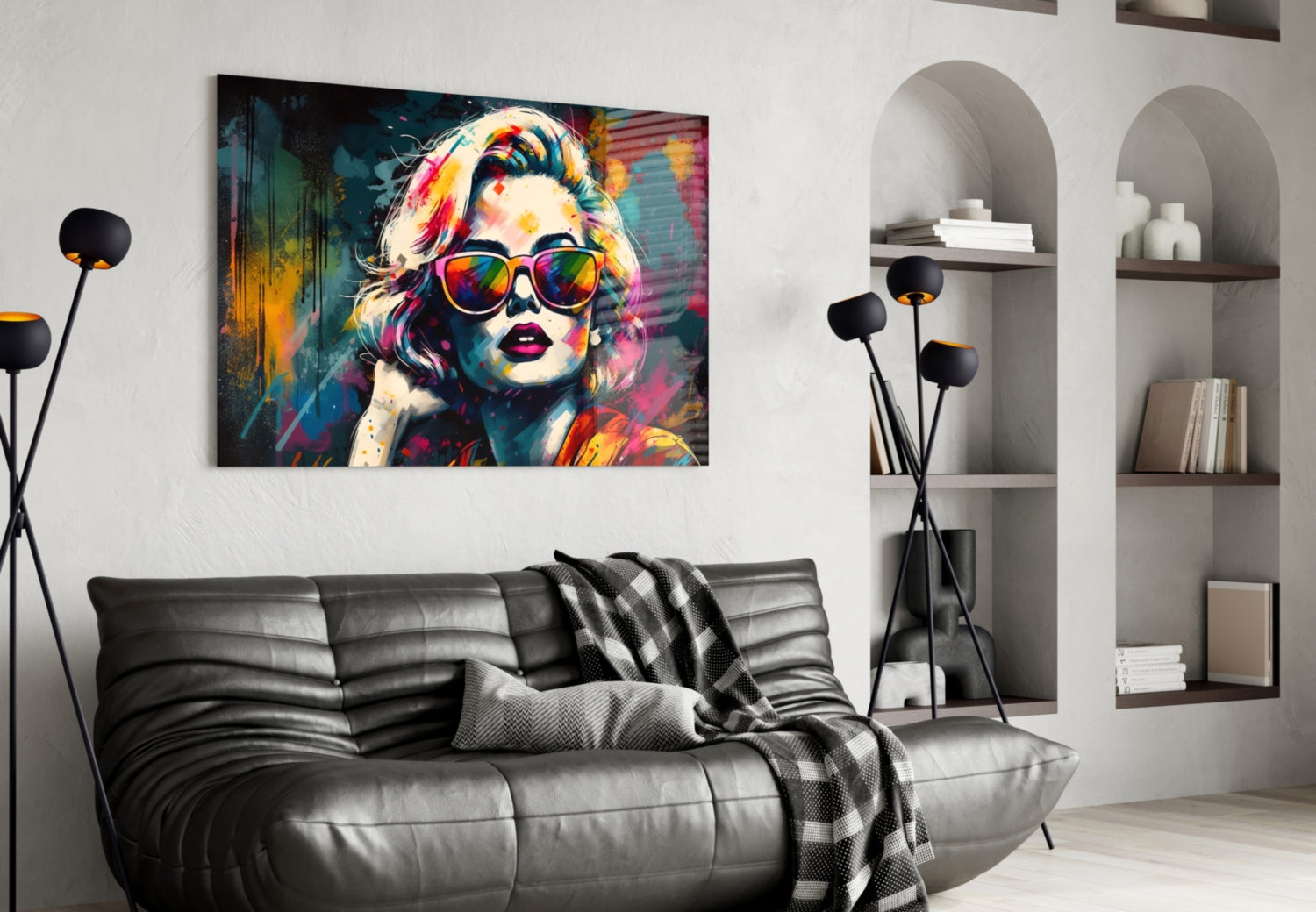 Smarty-Pants Glass Wall Art || Designer Collection.