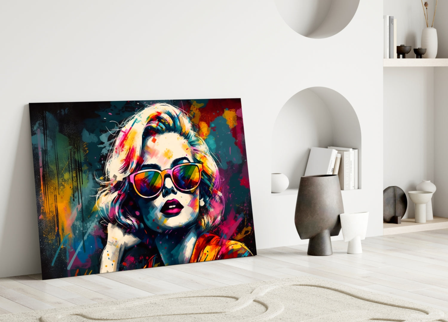 Smarty-Pants Glass Wall Art || Designer Collection.