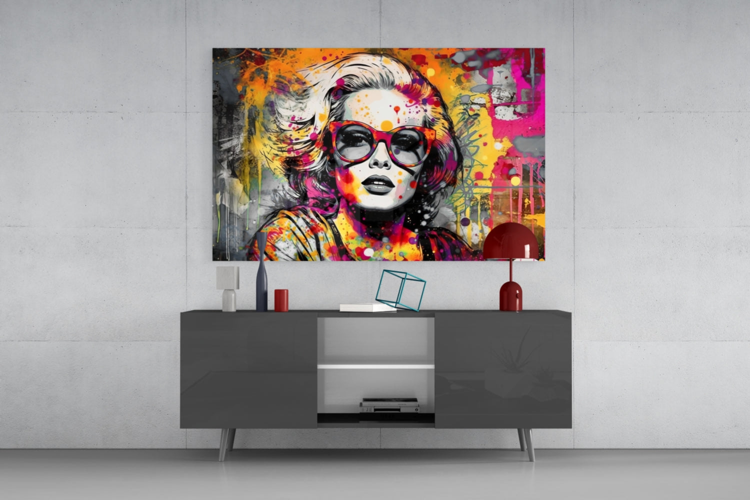 Smarty-Pants Glass Wall Art || Designer Collection.