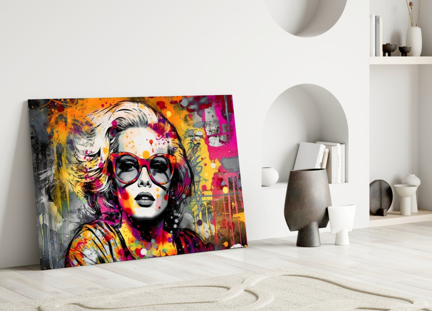 Smarty-Pants Glass Wall Art || Designer Collection.