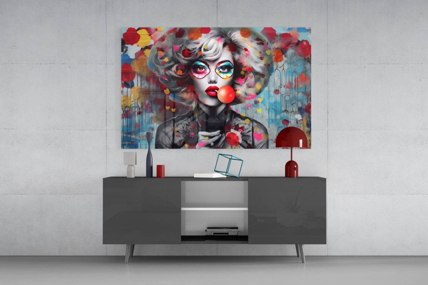 Lollipop Glass Wall Art || Designer Collection.