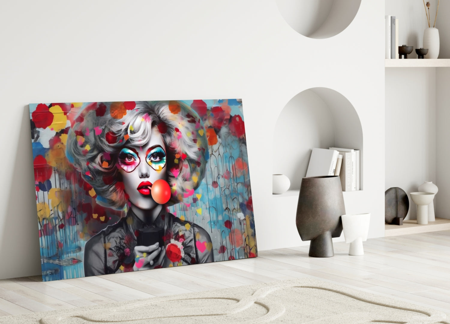 Lollipop Glass Wall Art || Designer Collection.