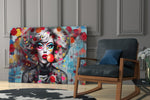 Lollipop glass print enhancing a boutique with statement palette