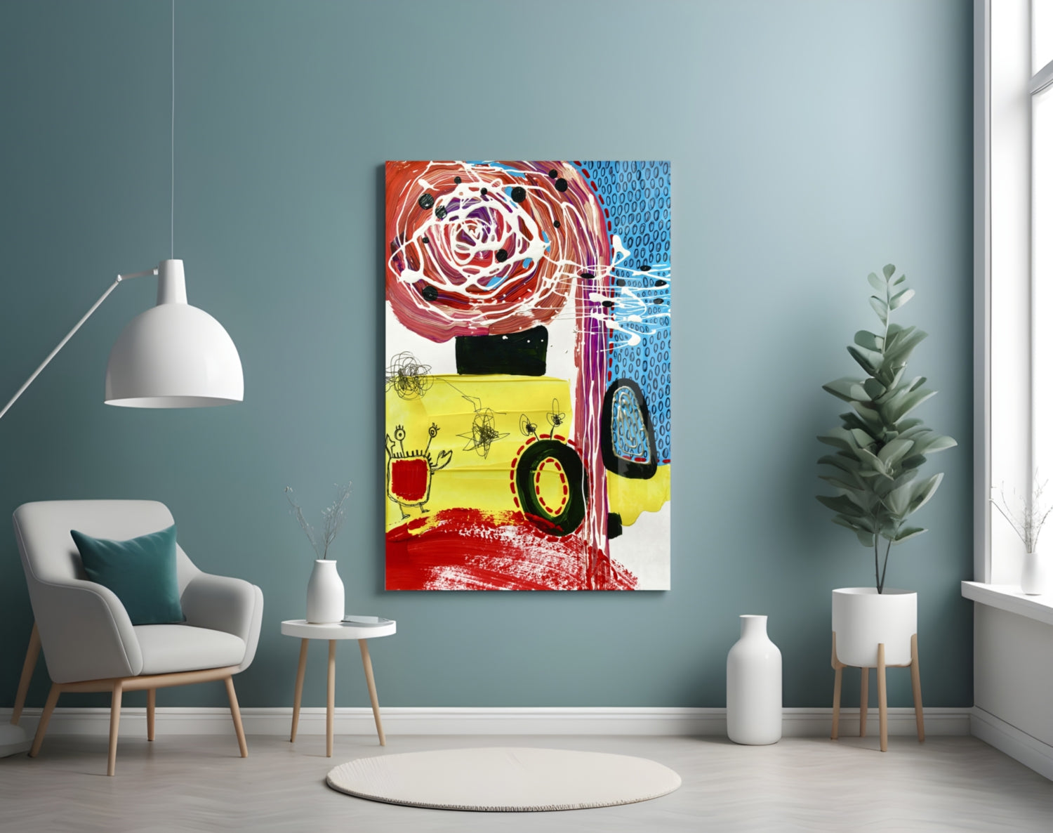 Mix Glass Wall Art || Designer Collection.