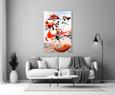 NFL Players close-up showing Browns players and Cleveland skyline