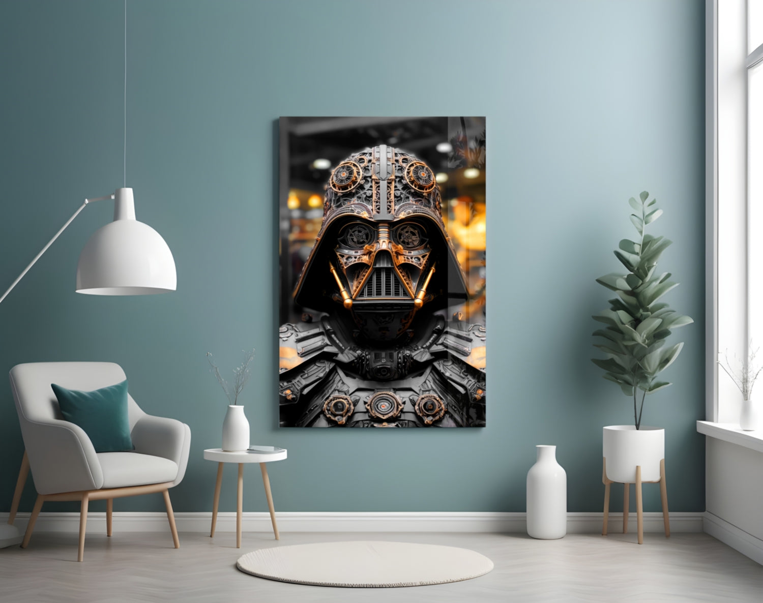 Darth Vader Glass Wall Art || Designer Collection.