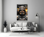 Darth Vader close-up showing copper gears and clockwork respirator