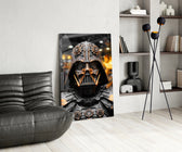 Darth Vader panel adding editorial drama to a hallway