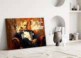 Godfather Glass Wall Art || Designer Collection.