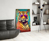 Cool Tiger panel adding editorial drama to a hallway