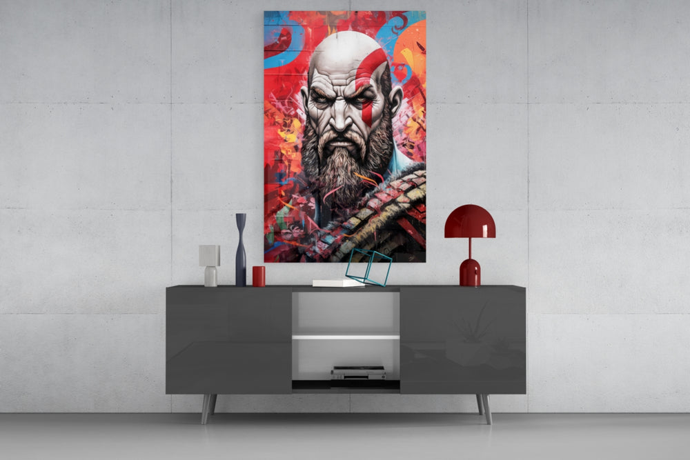 Kratos panel catching lamp light to reveal its urban grit
