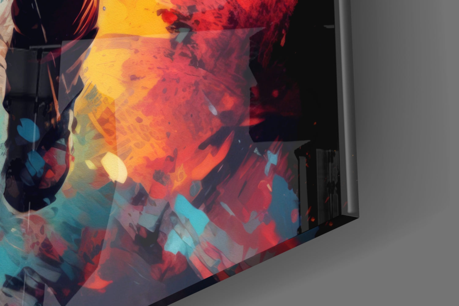 Astronaut Glass Wall Art || Designer Collection.