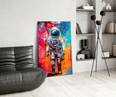 Astronaut Glass Wall Art || Designer Collection.