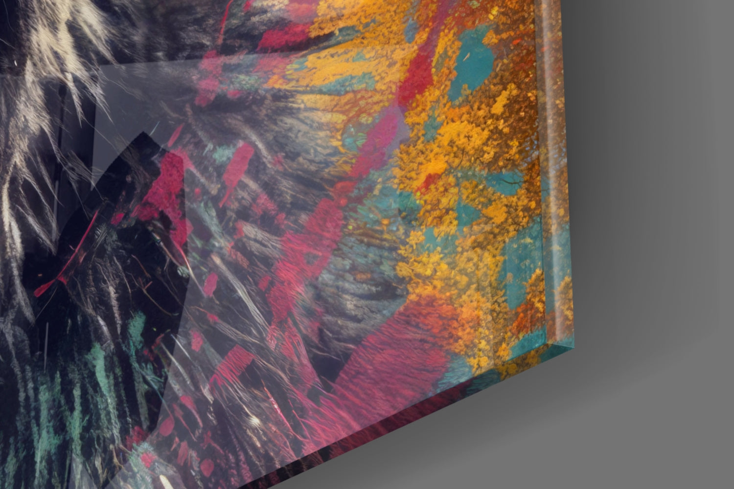 Cool Monkey Glass Wall Art || Designer Collection.