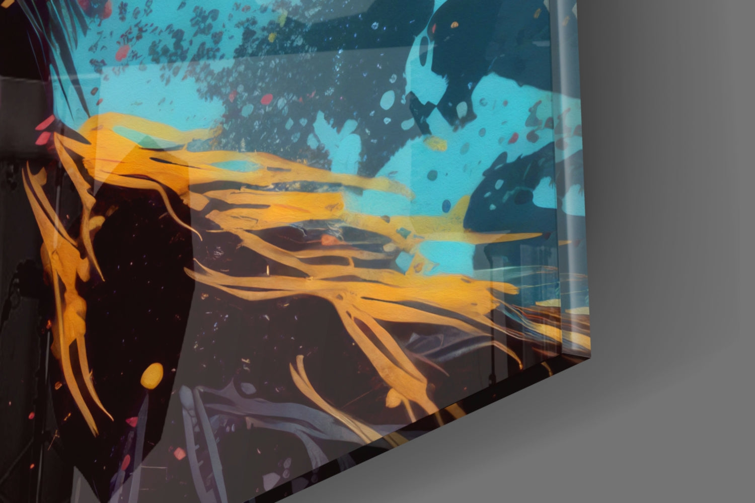 Cool Monkey Glass Wall Art || Designer Collection.