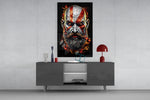 Kratos panel catching lamp light to reveal its cinematic glow