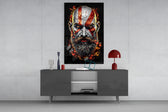 Kratos panel catching lamp light to reveal its cinematic glow