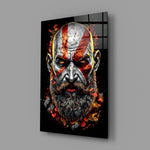 Comic-portrait panel bringing cinematic glow to a gaming den