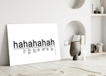 Laughter Analysis close-up showing humor-scale tier captions on ivory