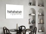 Laughter Analysis panel adding editorial drama to a hallway