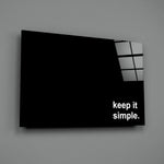 Minimalist-poster panel bringing painterly calm to a meditation corner