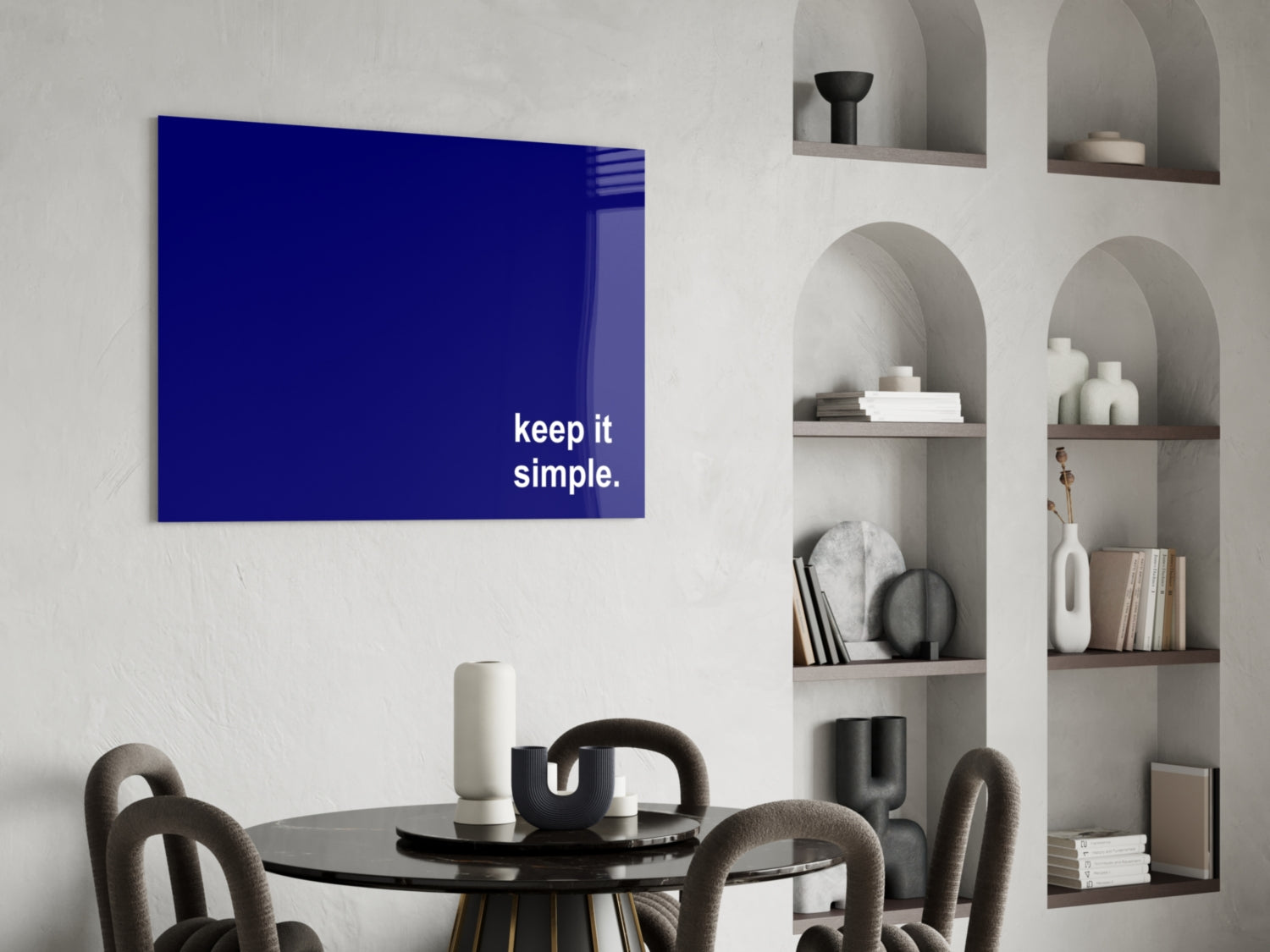 Simple Glass Wall Art || Designer Collection.