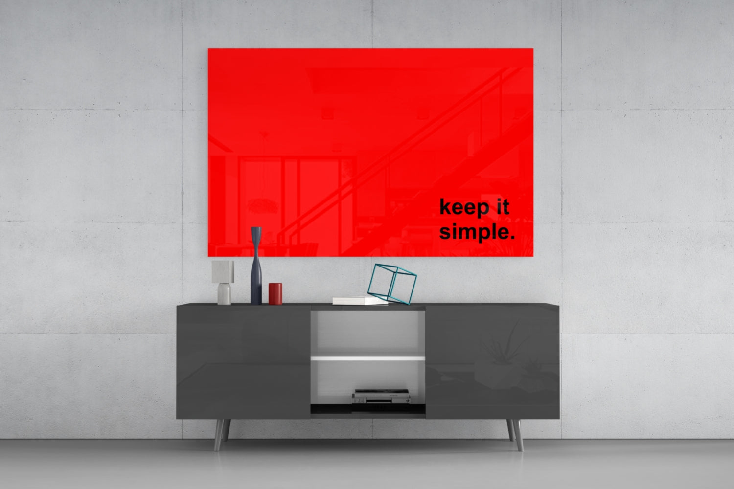 Simple Glass Wall Art || Designer Collection.