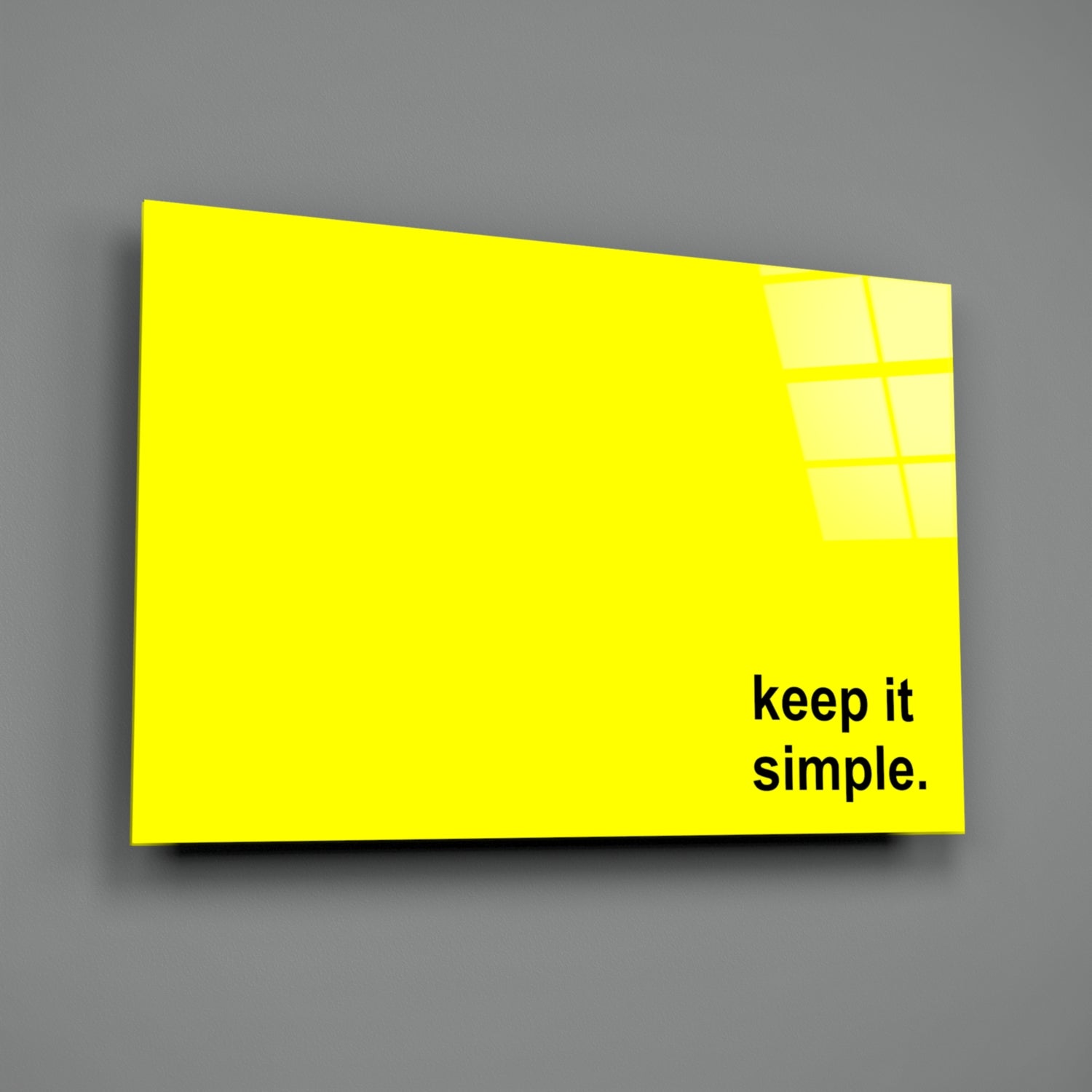 Simple Glass Wall Art || Designer Collection.