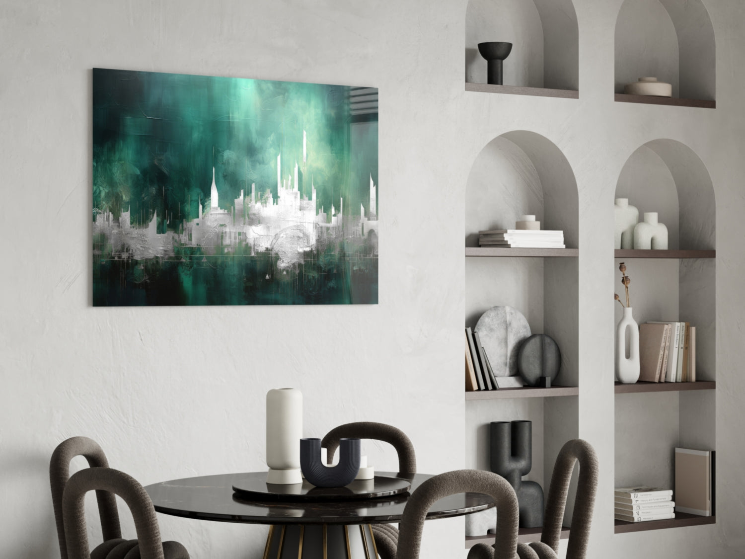 City Silhouette Glass Wall Art || Designer Collection.