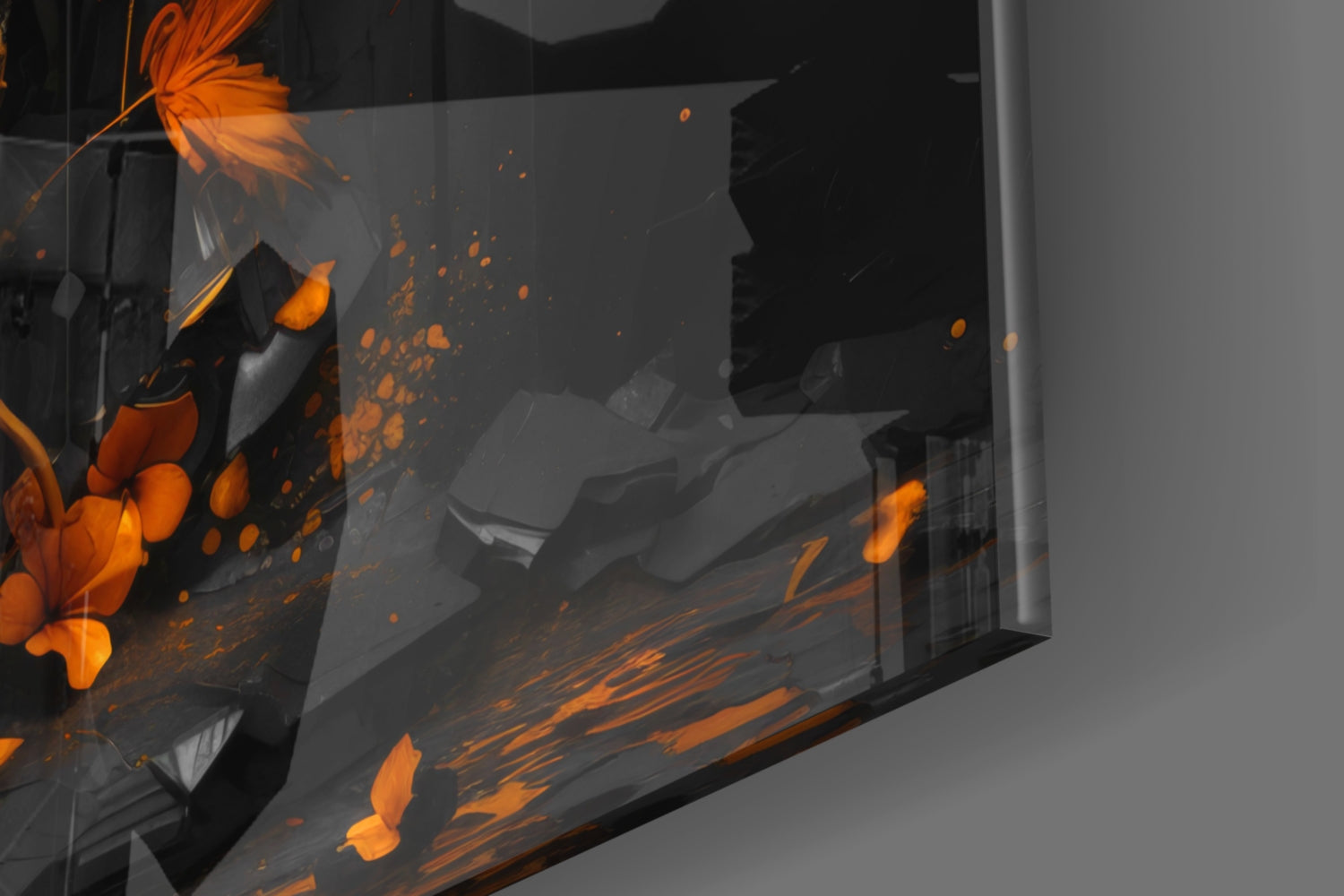 Golden Butterfly Glass Wall Art || Designer Collection.