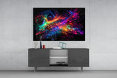 Colors of Space panel catching lamp light to reveal its cinematic glow