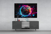 Fireball panel catching lamp light to reveal its cinematic glow