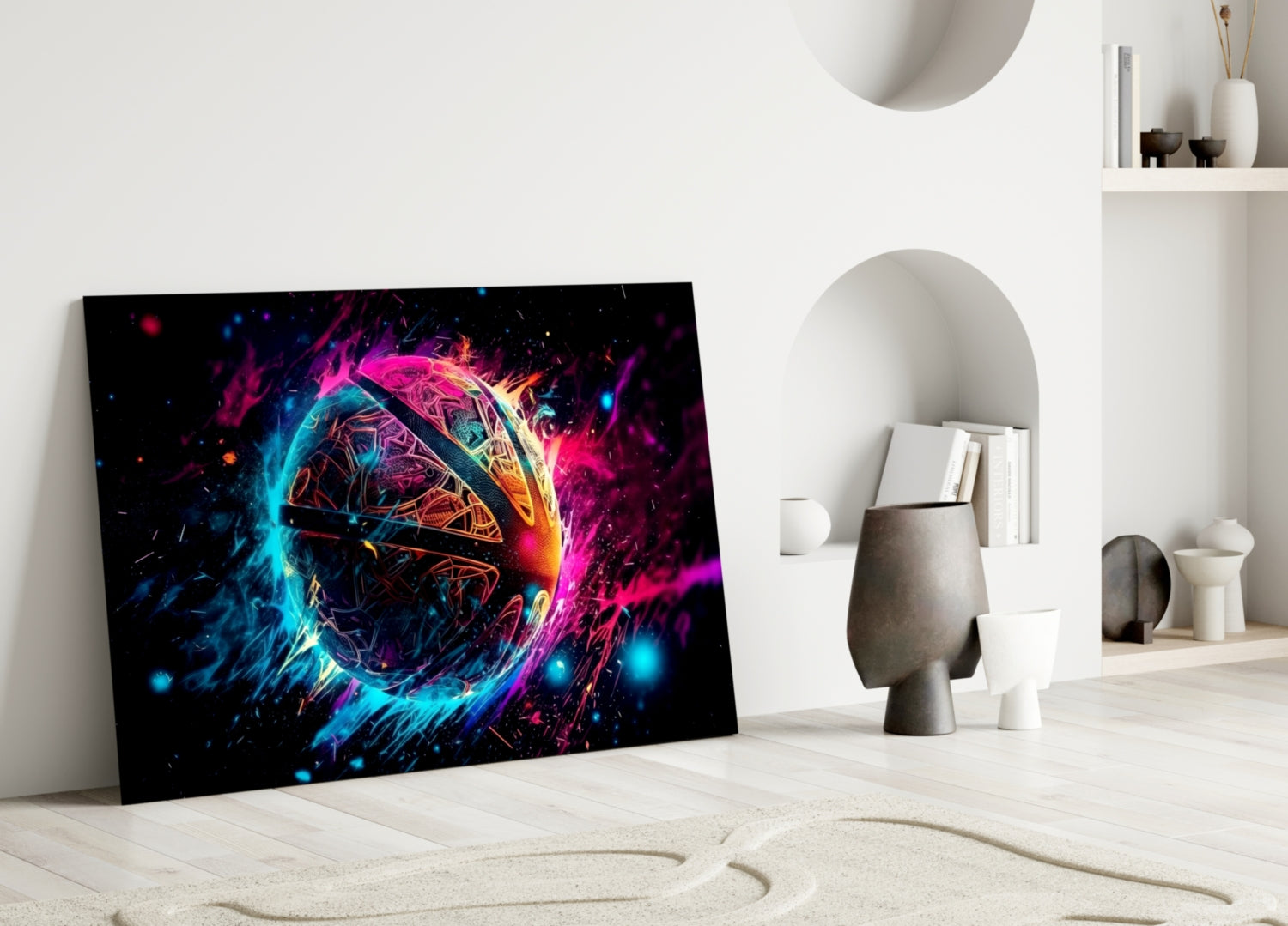 Fireball Glass Wall Art || Designer Collection.