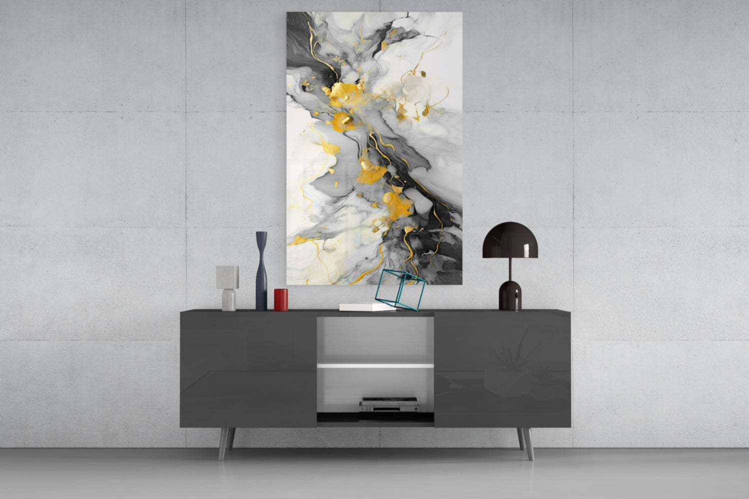 Marble Glass Wall Art || Designer Collection.