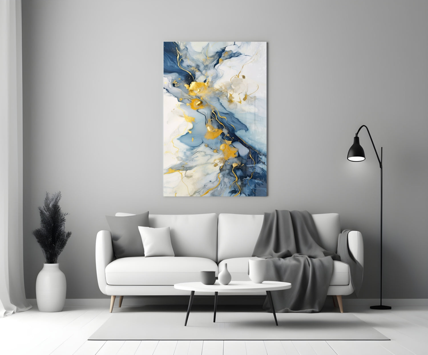 Marble Glass Wall Art || Designer Collection.